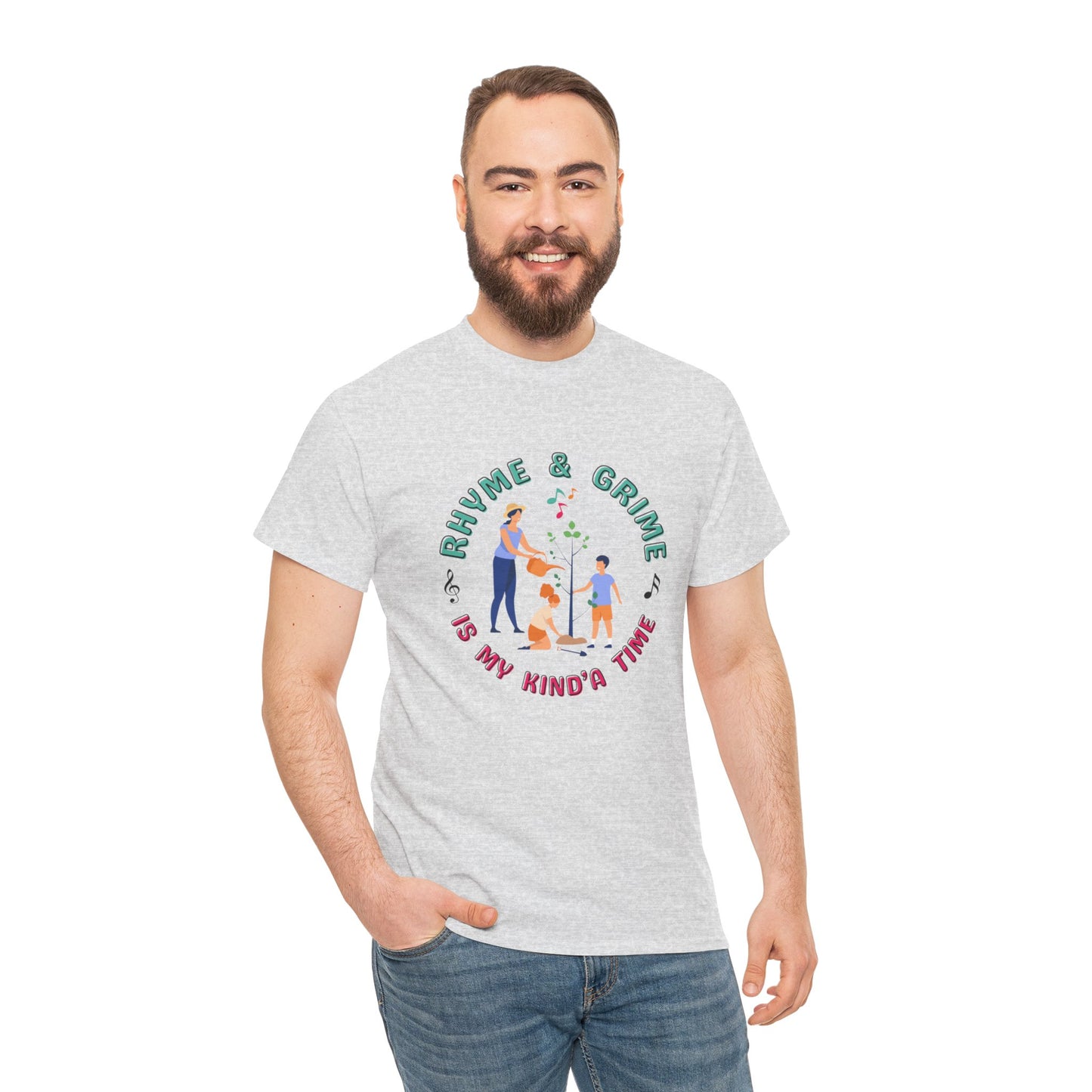 Rhyme and Grime is My Kind'a Time - Unisex Heavy Cotton Tee (Canada Printer)