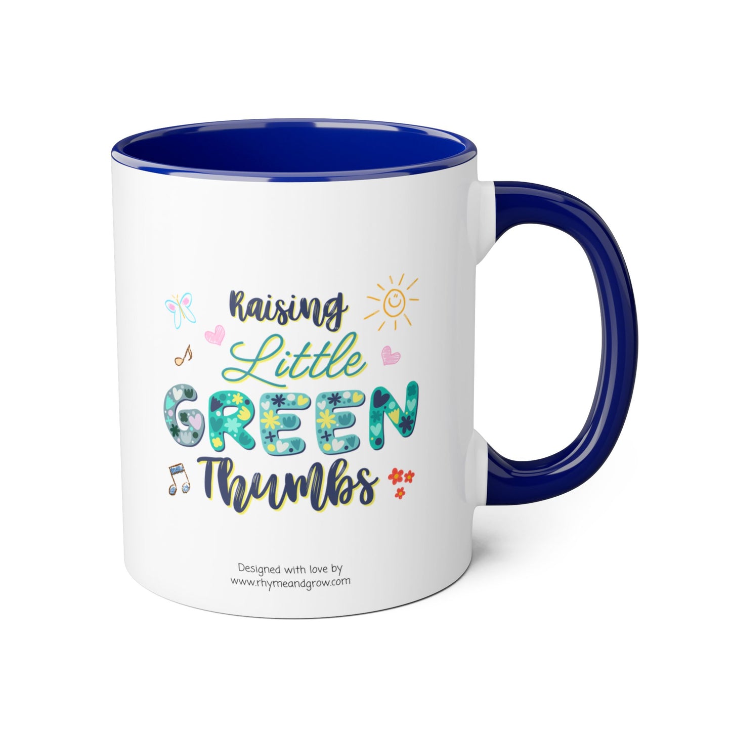Raising Little Green Thumbs - Accent Mugs, 11oz