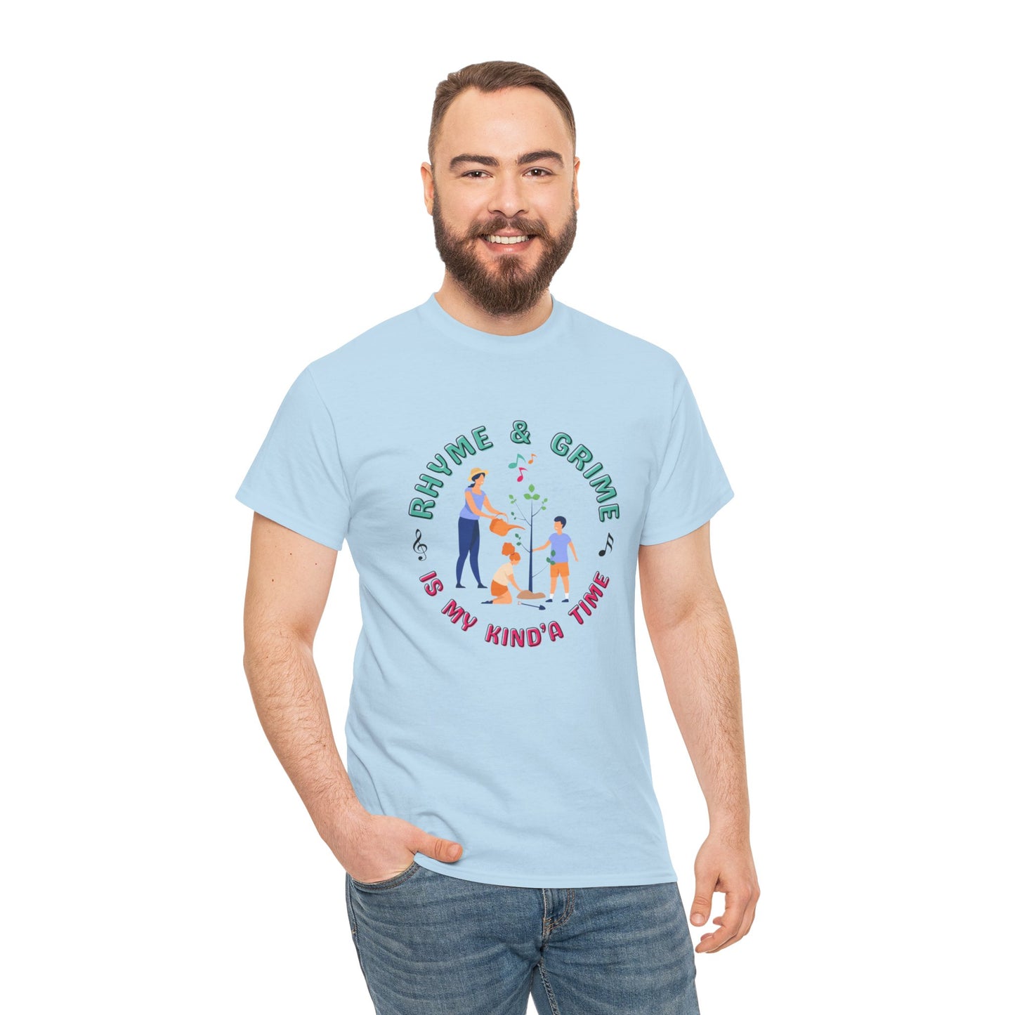 Rhyme and Grime is My Kind'a Time - Unisex Heavy Cotton Tee (Canada Printer)