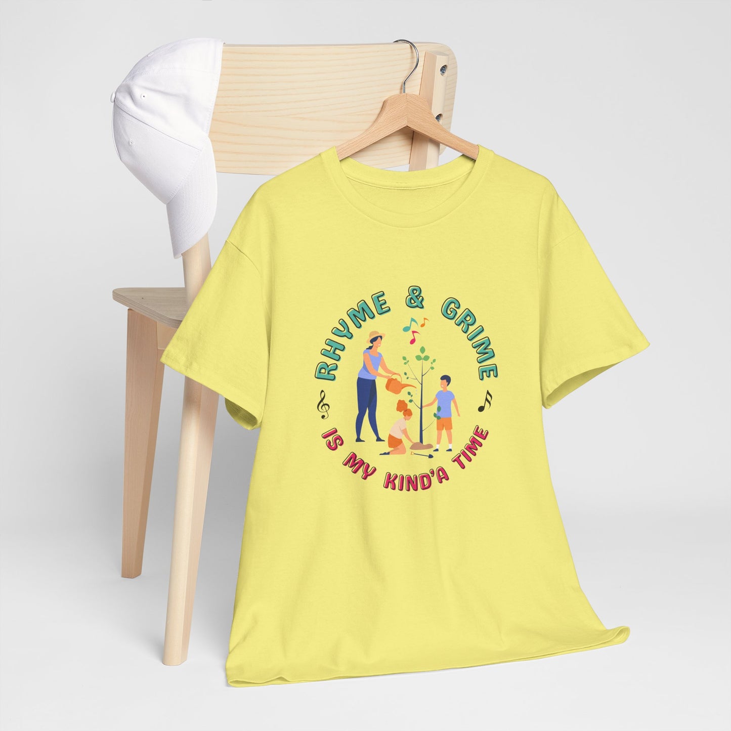 Rhyme and Grime is My Kind'a Time - Unisex Heavy Cotton Tee (Canada Printer)