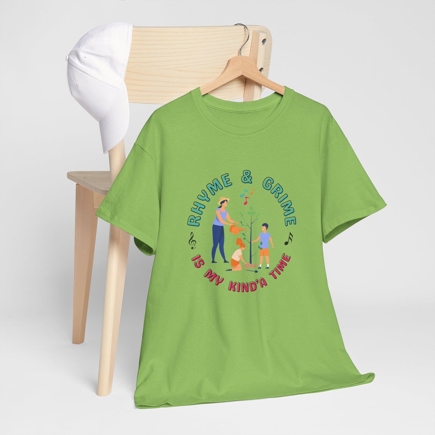Rhyme and Grime is My Kind'a Time - Unisex Heavy Cotton Tee (Canada Printer)