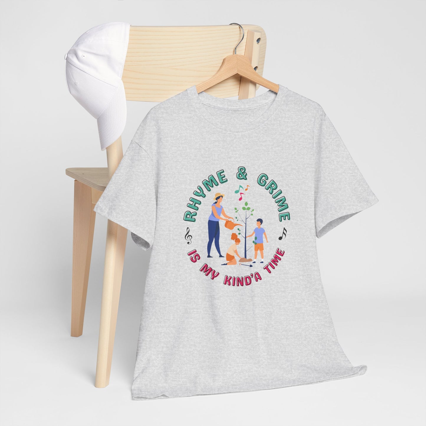 Rhyme and Grime is My Kind'a Time - Unisex Heavy Cotton Tee (Canada Printer)