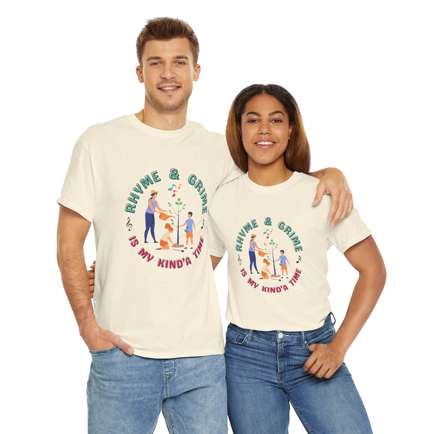 Rhyme and Grime is My Kind'a Time - Unisex Heavy Cotton Tee (Canada Printer)