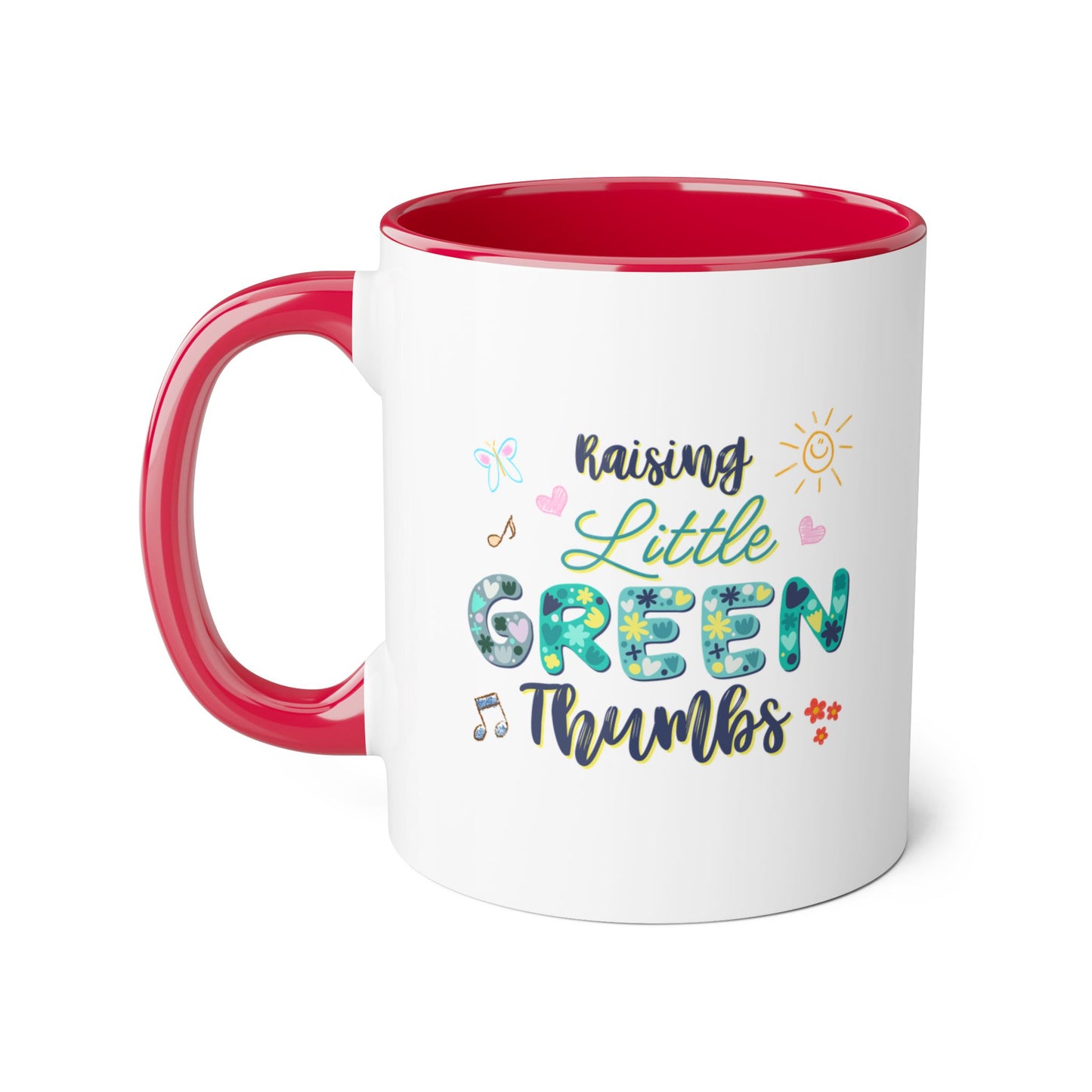 Raising Little Green Thumbs - Accent Mugs, 11oz