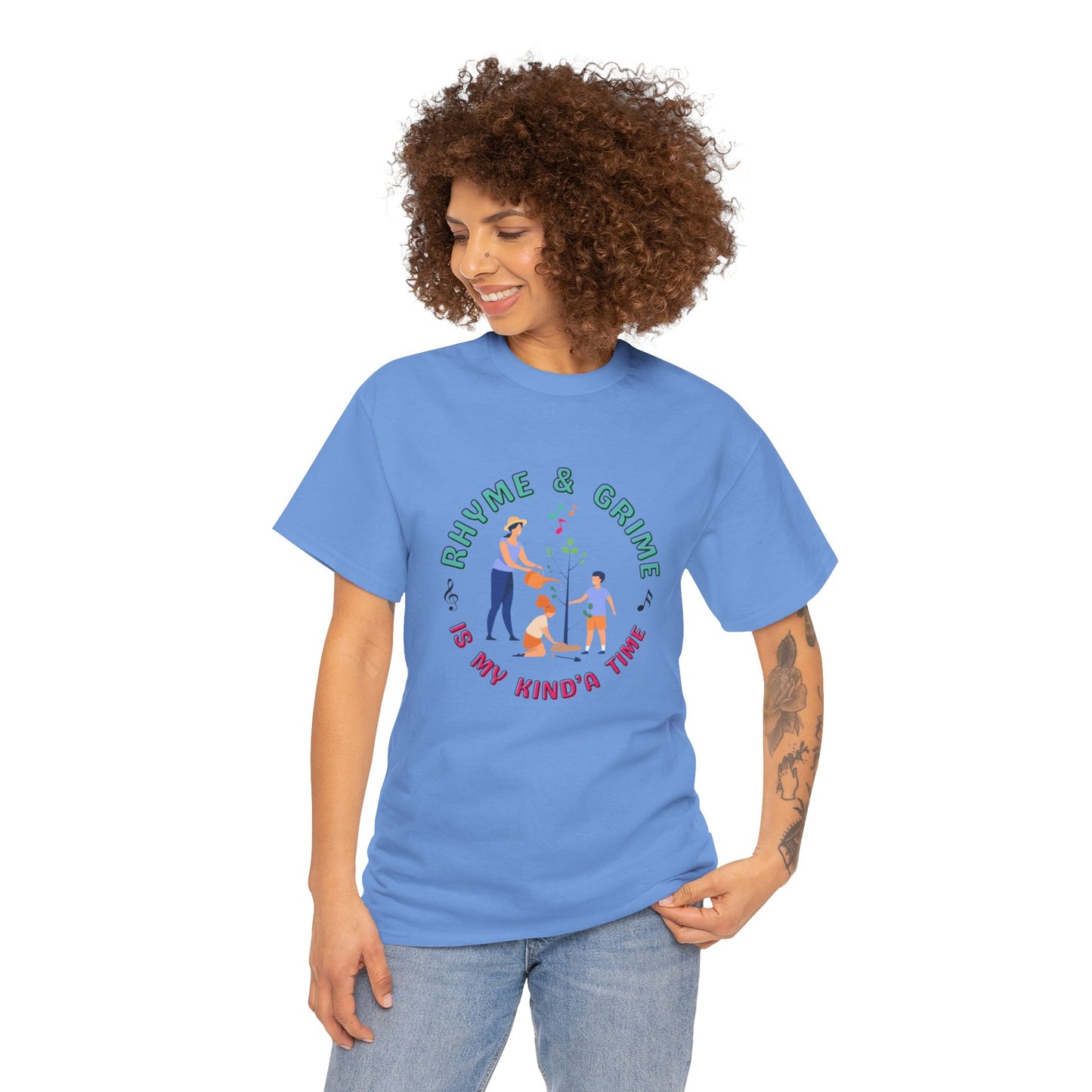 Rhyme and Grime is My Kind'a Time - Unisex Heavy Cotton Tee (Canada Printer)