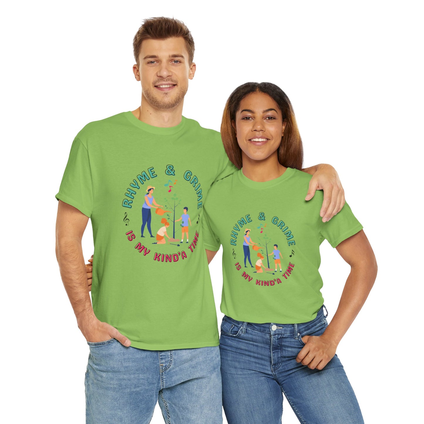 Rhyme and Grime is My Kind'a Time - Unisex Heavy Cotton Tee (Canada Printer)