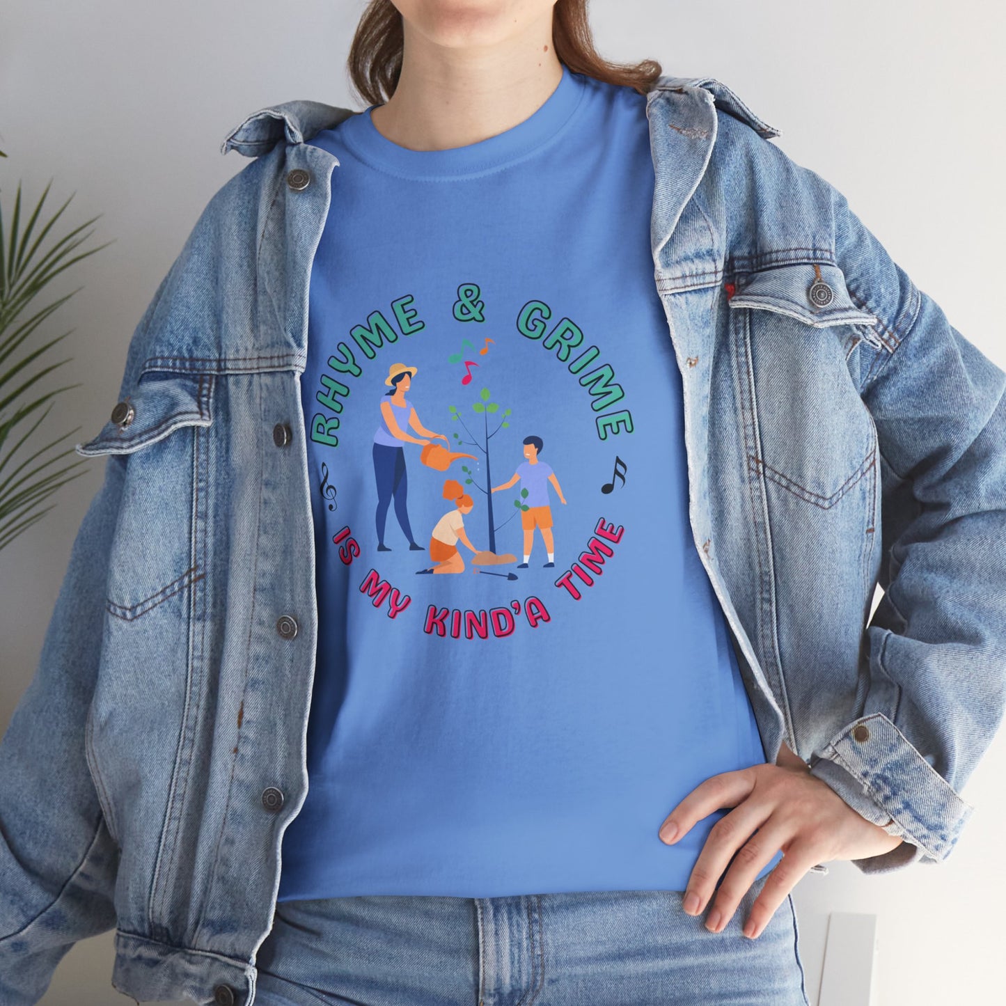 Rhyme and Grime is My Kind'a Time - Unisex Heavy Cotton Tee (Canada Printer)