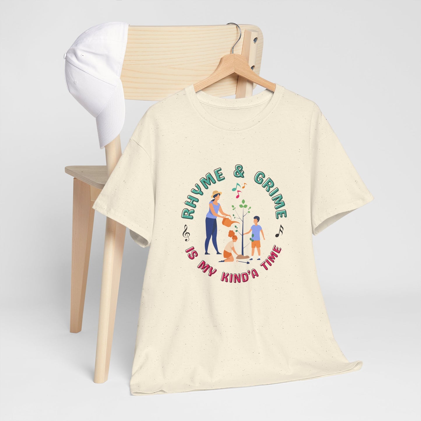 Rhyme and Grime is My Kind'a Time - Unisex Heavy Cotton Tee (Canada Printer)