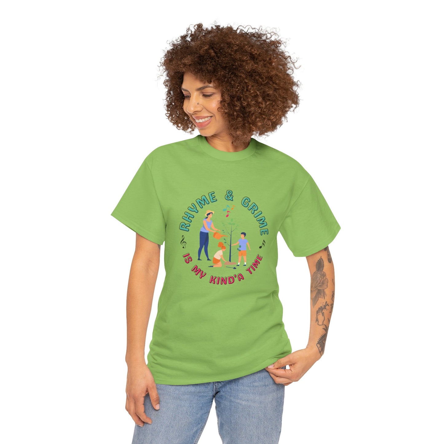 Rhyme and Grime is My Kind'a Time - Unisex Heavy Cotton Tee (Canada Printer)