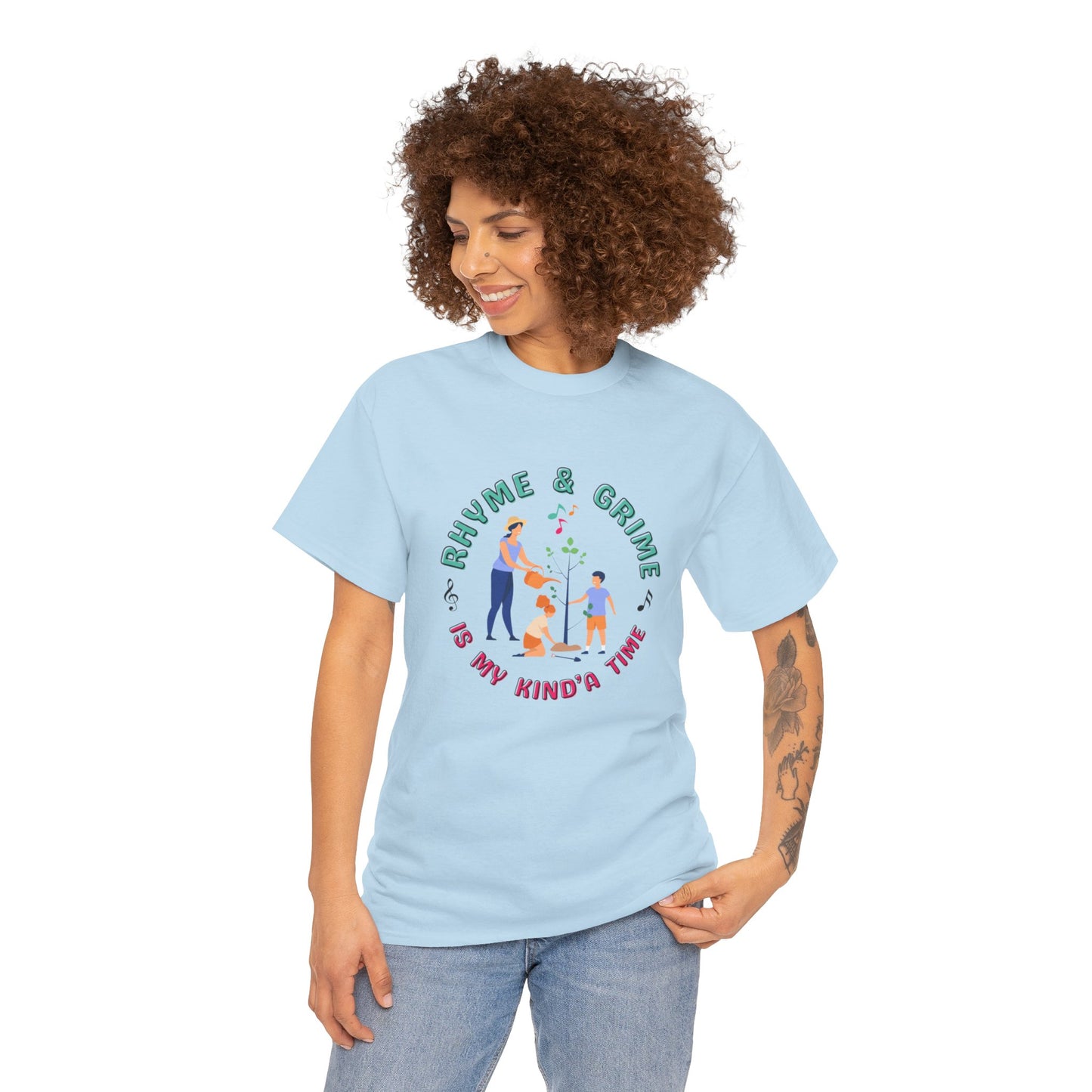 Rhyme and Grime is My Kind'a Time - Unisex Heavy Cotton Tee (Canada Printer)