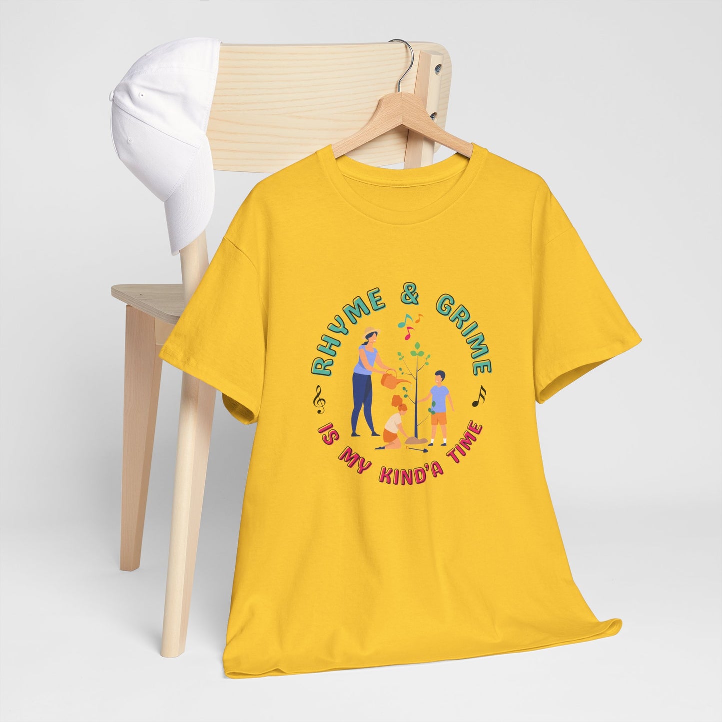 Rhyme and Grime is My Kind'a Time - Unisex Heavy Cotton Tee (Canada Printer)