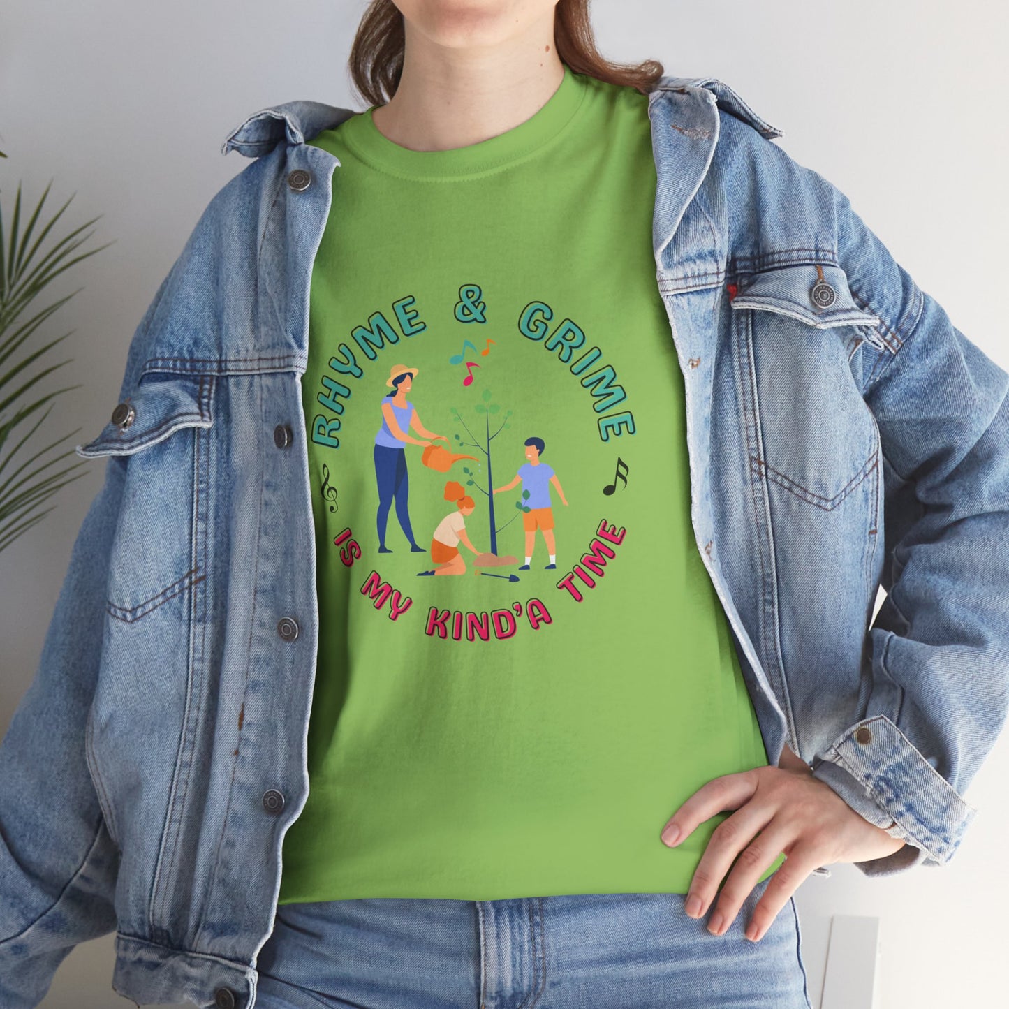 Rhyme and Grime is My Kind'a Time - Unisex Heavy Cotton Tee (Canada Printer)