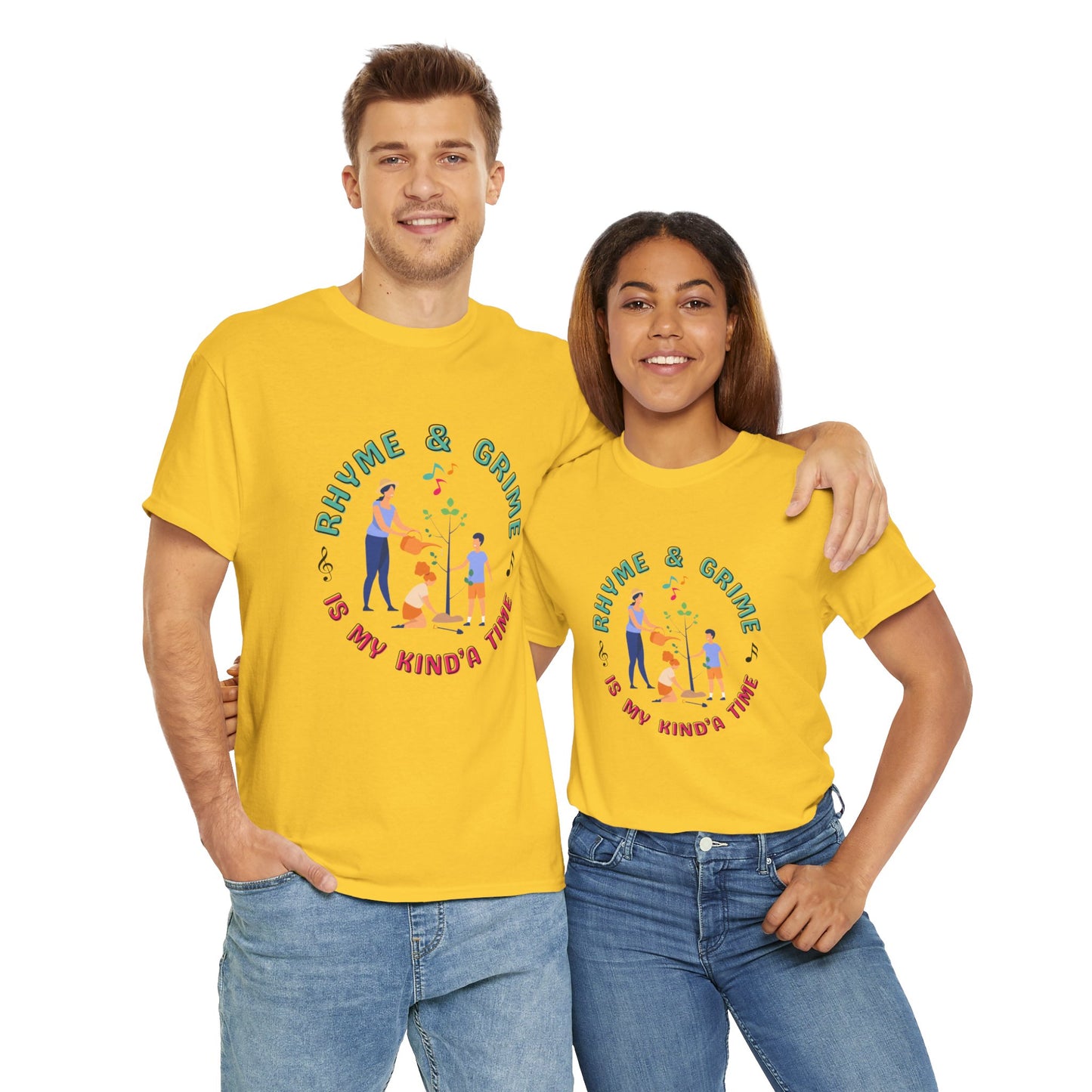 Rhyme and Grime is My Kind'a Time - Unisex Heavy Cotton Tee (Canada Printer)