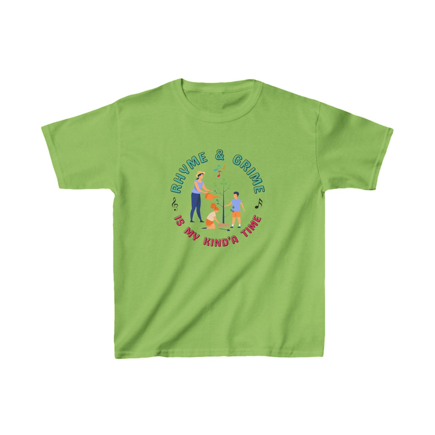 Rhyme and Grime is My Kind'a Time - Nature - Kids Heavy Cotton™ Tee (Canada Printer)