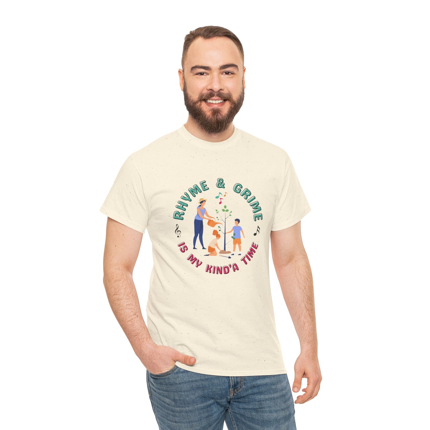 Rhyme and Grime is My Kind'a Time - Unisex Heavy Cotton Tee (Canada Printer)