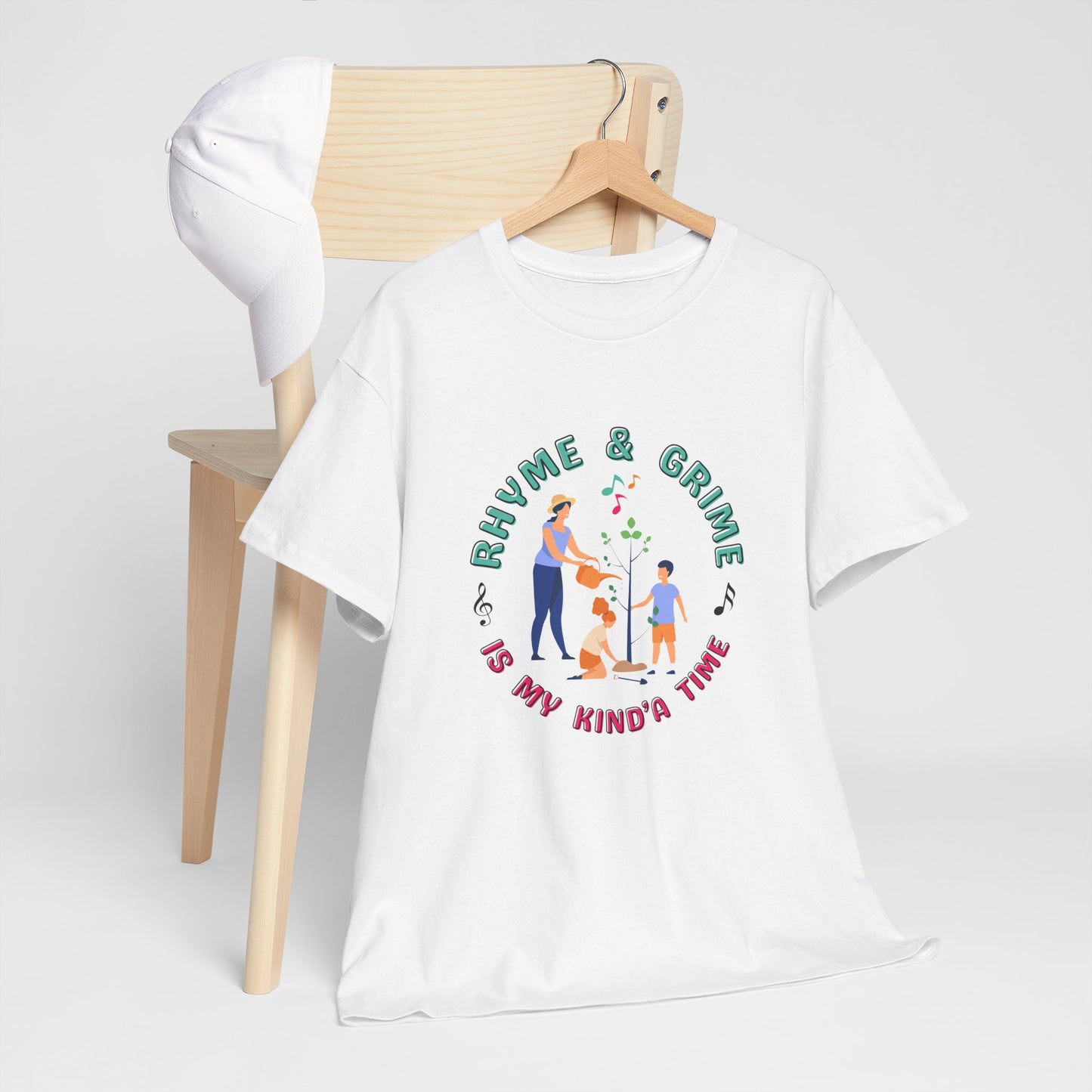 Rhyme and Grime is My Kind'a Time - Unisex Heavy Cotton Tee (Canada Printer)