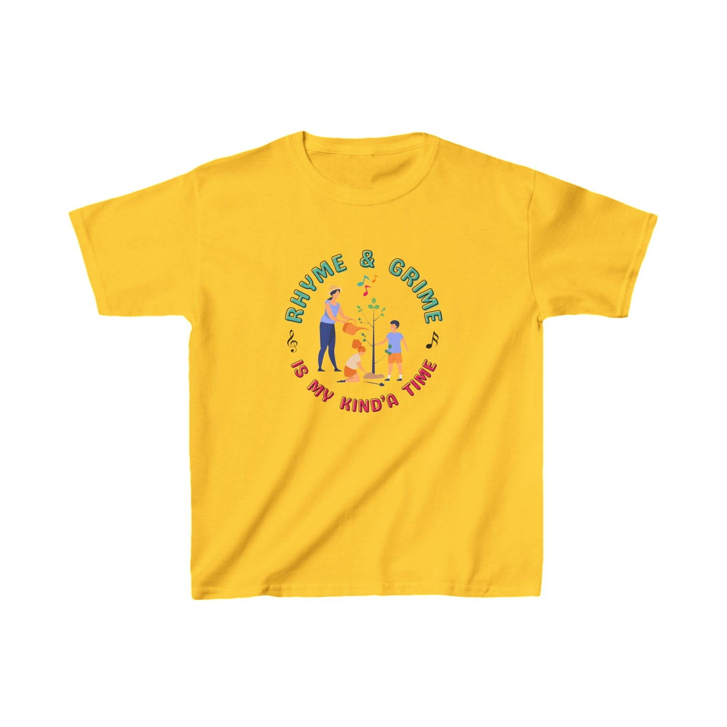 Rhyme and Grime is My Kind'a Time - Nature - Kids Heavy Cotton™ Tee (Canada Printer)