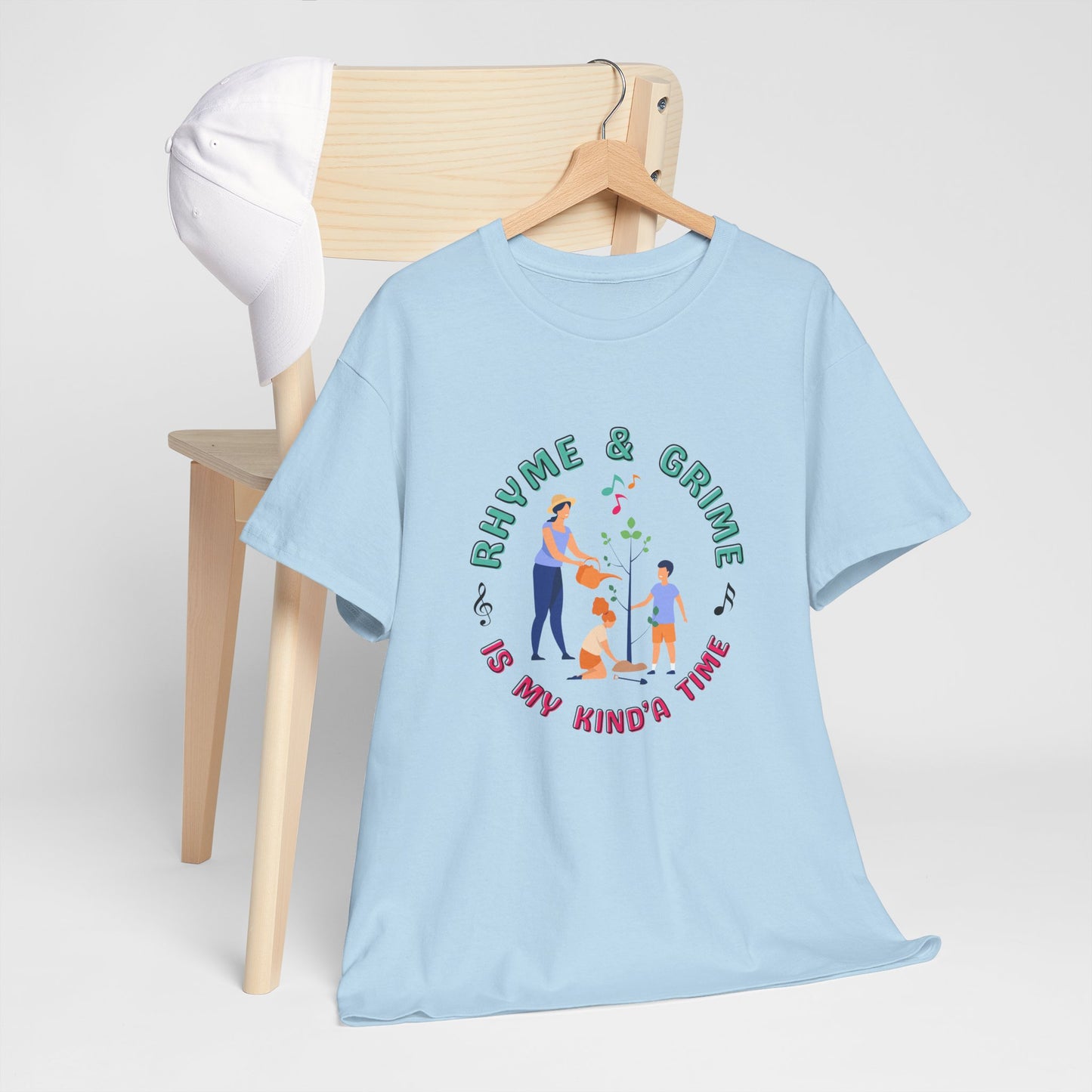 Rhyme and Grime is My Kind'a Time - Unisex Heavy Cotton Tee (Canada Printer)