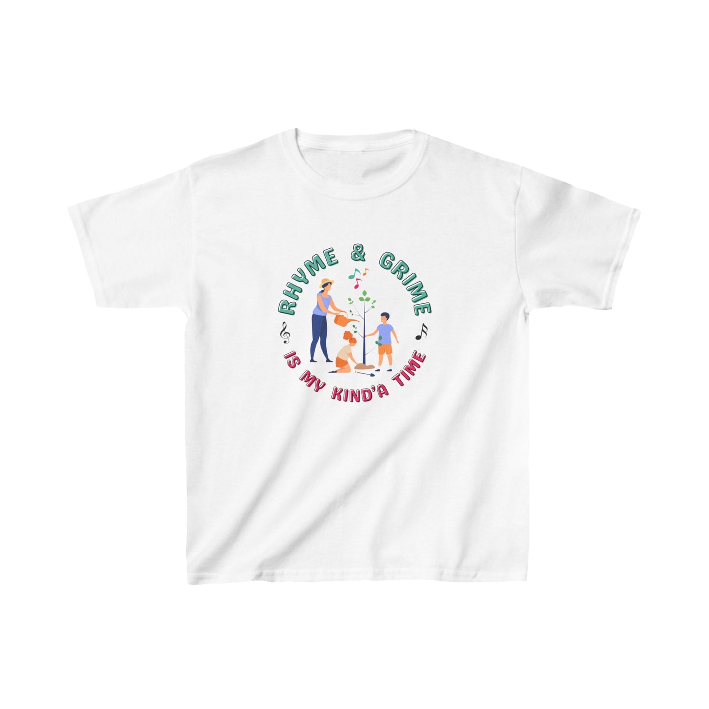 Rhyme and Grime is My Kind'a Time - Nature - Kids Heavy Cotton™ Tee (Canada Printer)