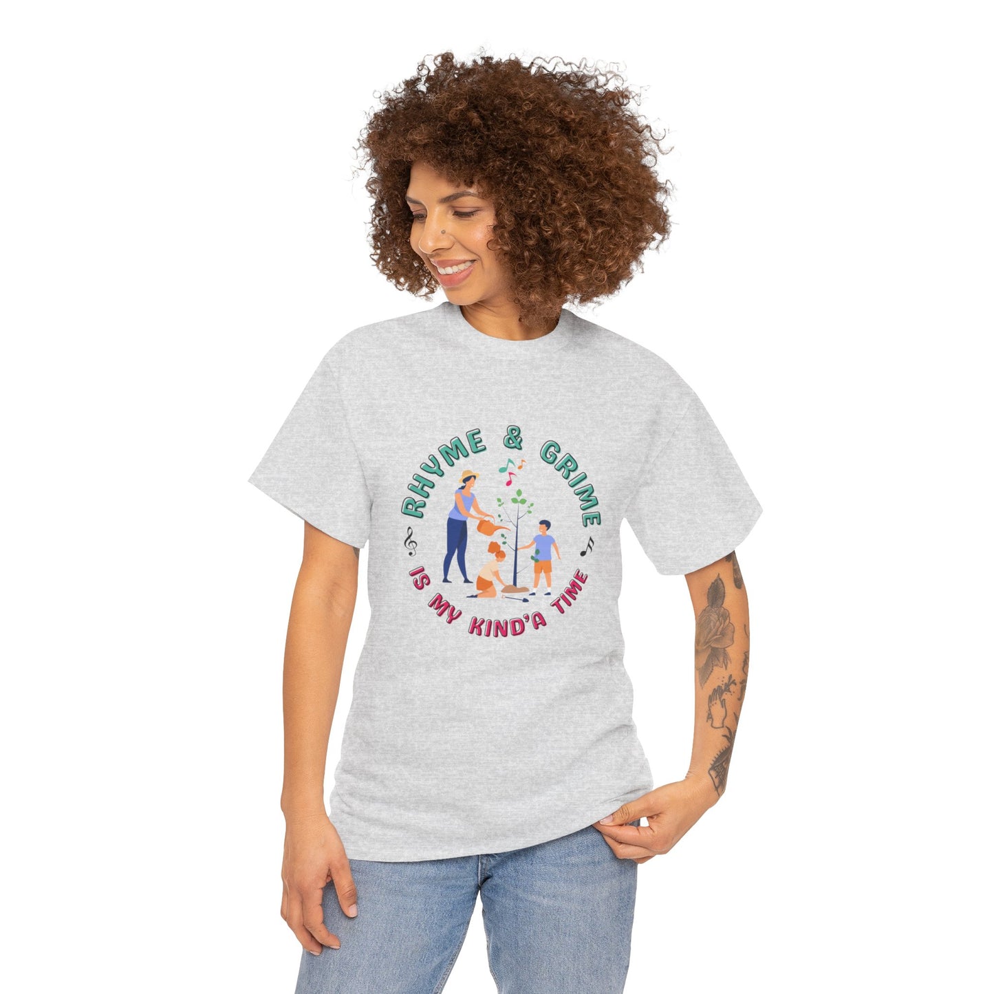 Rhyme and Grime is My Kind'a Time - Unisex Heavy Cotton Tee (Canada Printer)