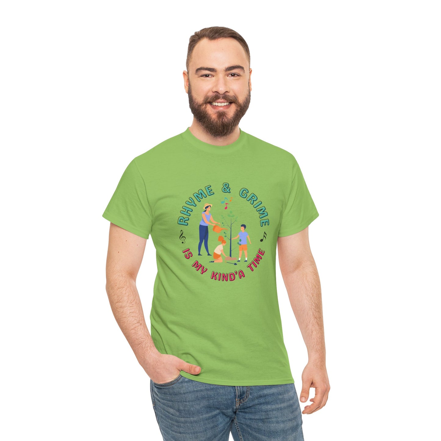 Rhyme and Grime is My Kind'a Time - Unisex Heavy Cotton Tee (Canada Printer)