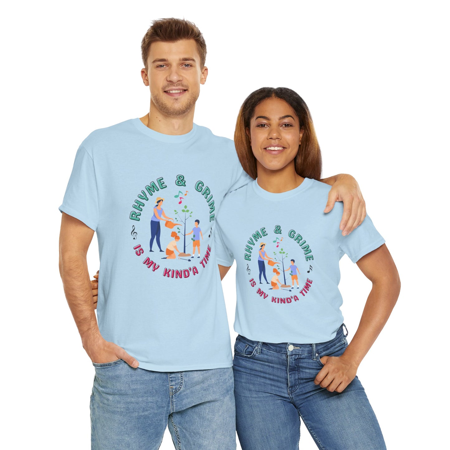 Rhyme and Grime is My Kind'a Time - Unisex Heavy Cotton Tee (Canada Printer)