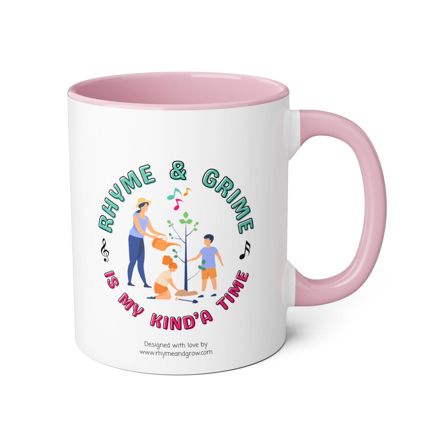 Rhyme and Grime is My Kind'a Time - Option 1 - 11 oz Accent Mug