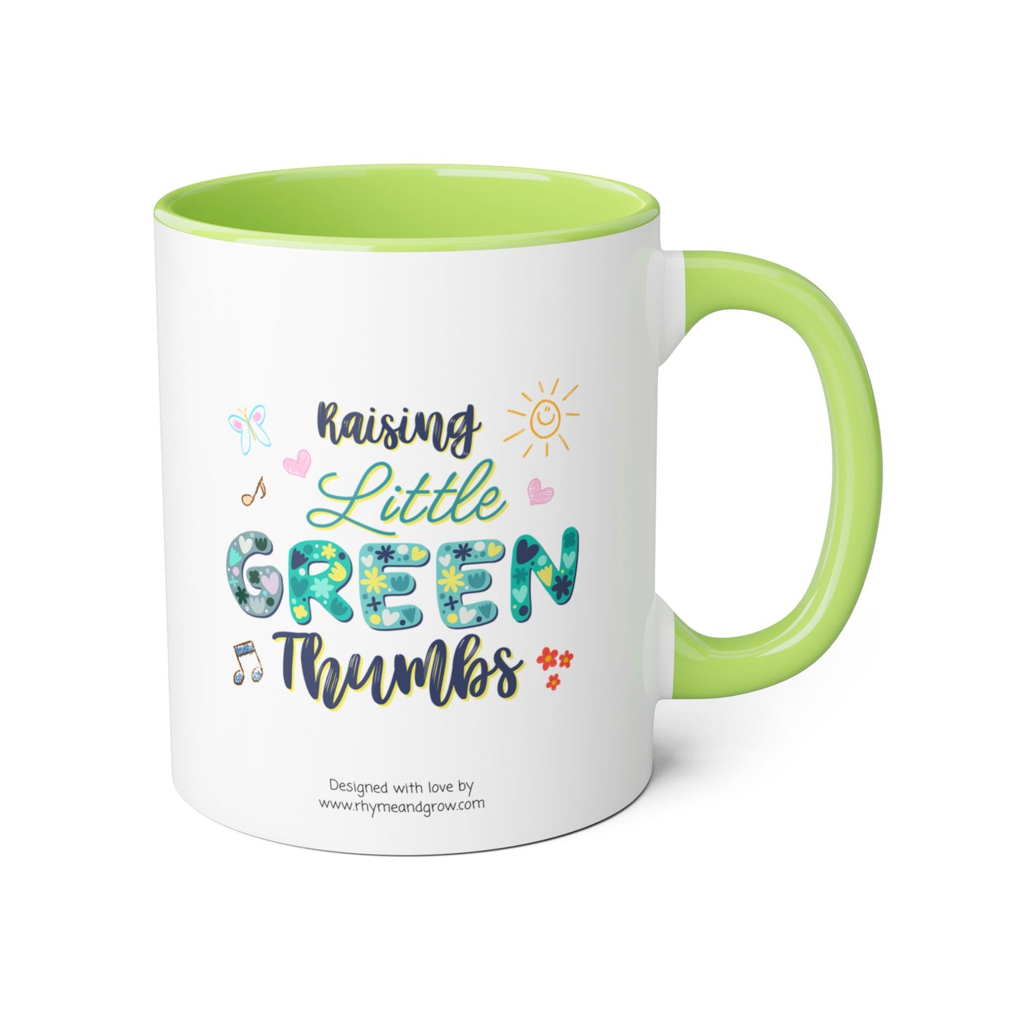 Raising Little Green Thumbs - Accent Mugs, 11oz