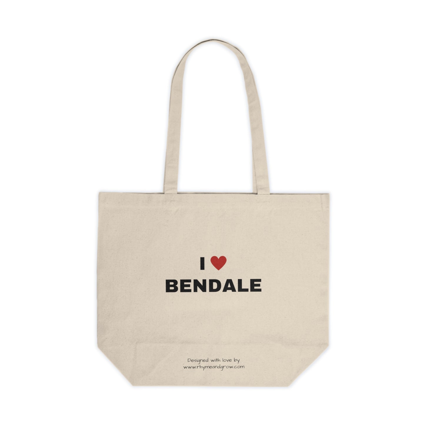 I Love Bendale - Canvas Shopping Tote