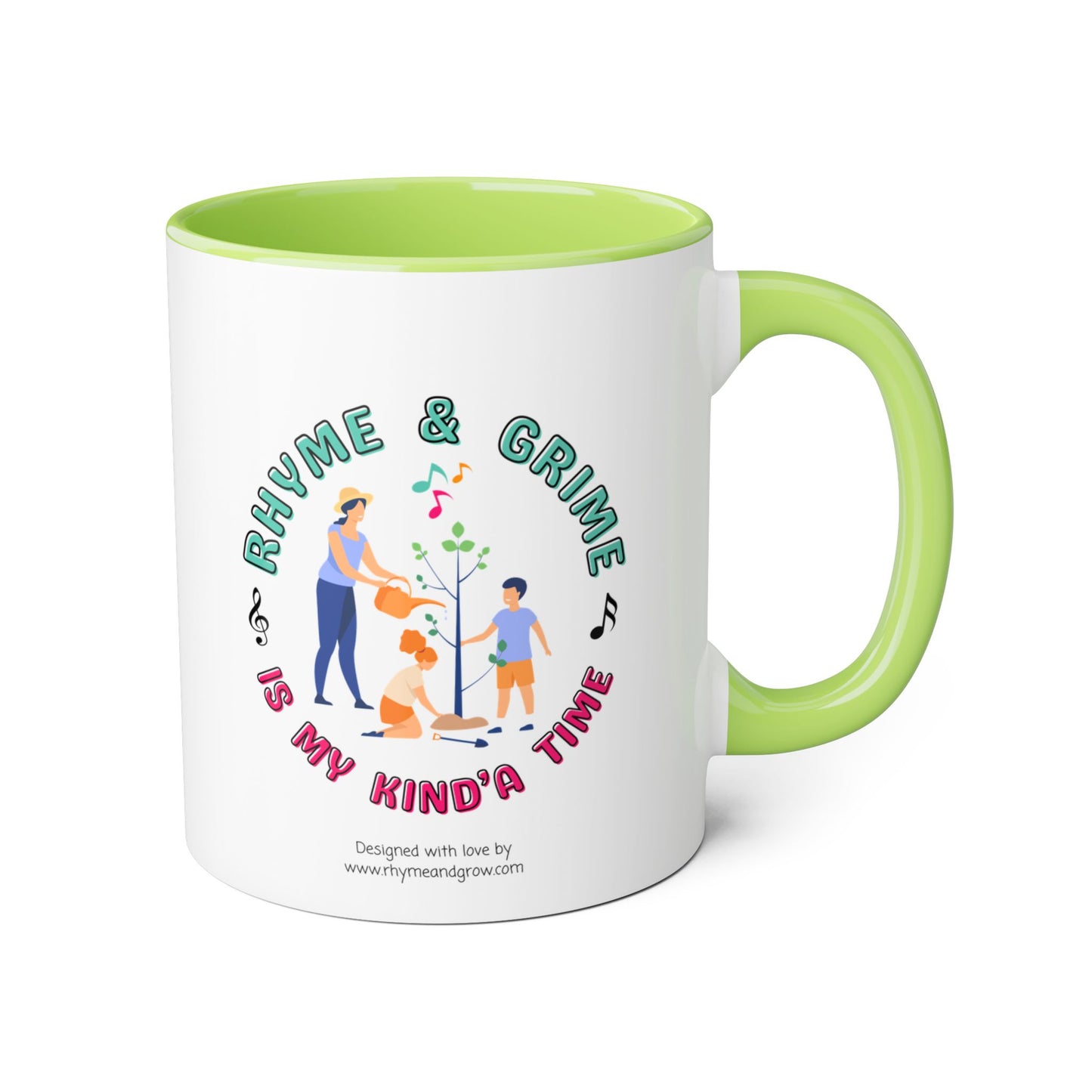 Rhyme and Grime is My Kind'a Time - Option 1 - 11 oz Accent Mug