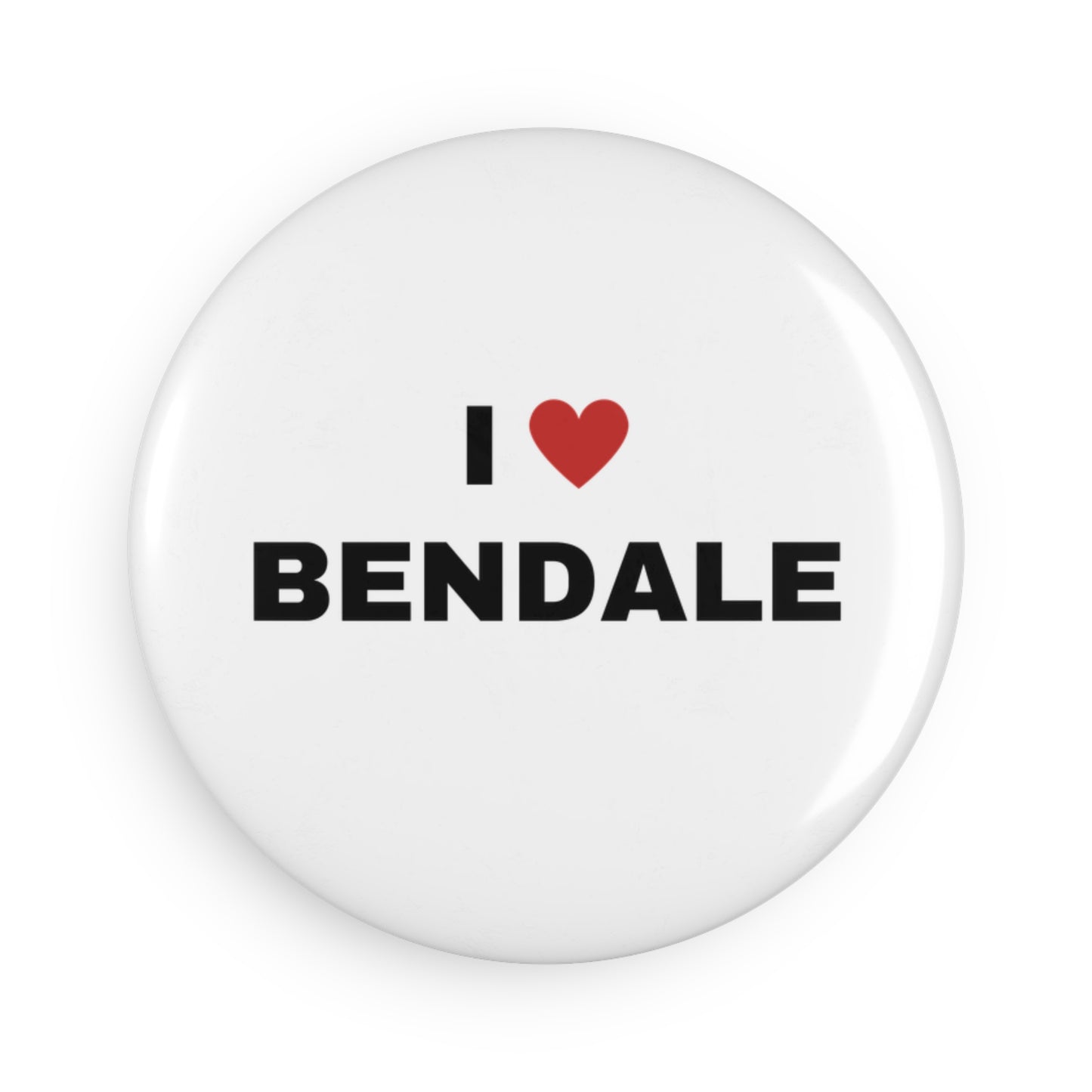 I Love Bendale - Button Magnet, Round (1 pc/10 pcs)