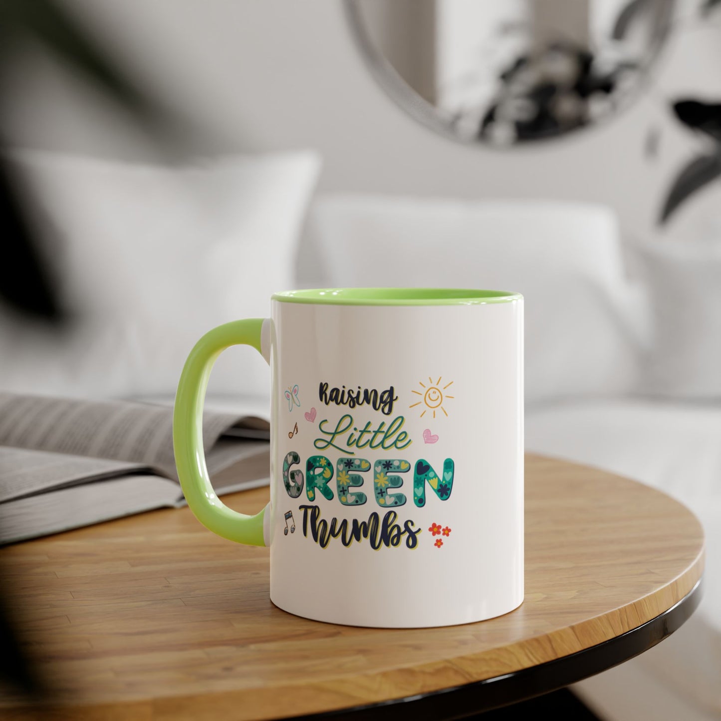 Raising Little Green Thumbs - Accent Mugs, 11oz